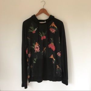Floral Light Pull-over Hoodie